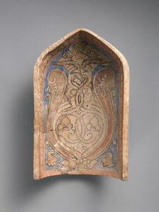 Element from a Stalactite Squinch (Muqarnas), Iran, 10th century. Creator: Unknown.