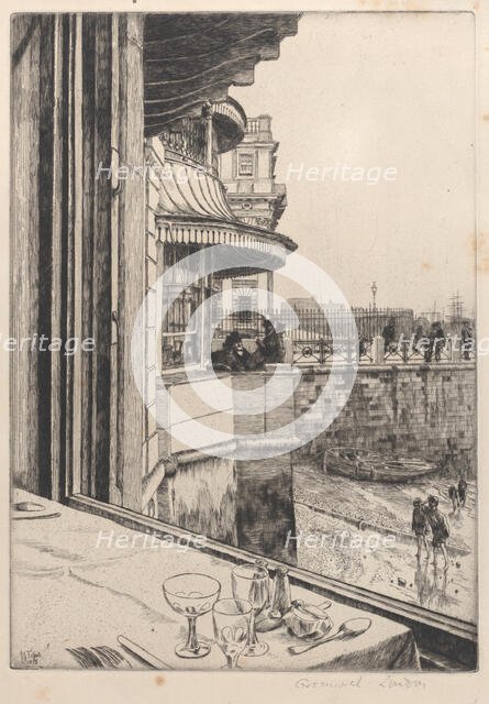 Trafalgar Tavern, Greenwich, 1878. Creator: James Tissot.