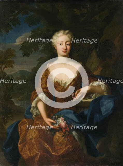 Lovisa Dorotea Sofia, 1680-1705, Princess of Prussia, 1724. Creator: Herman Hendrik de Quiter.