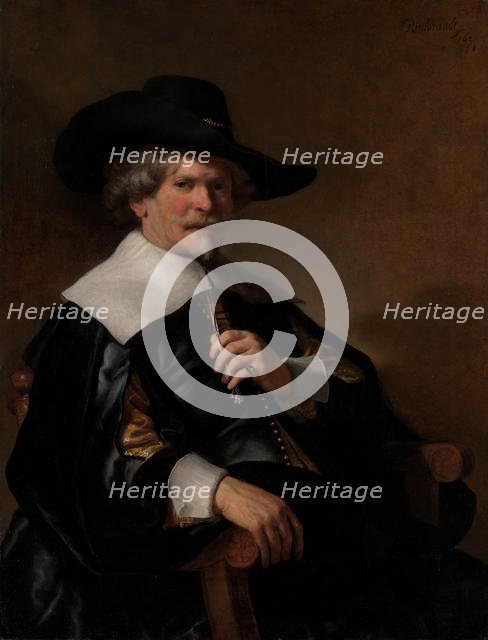 Portrait of a Man Seated in an Armchair, ca. 1640-50. Creator: Dutch (Amsterdam) Painter, about 1640-50.