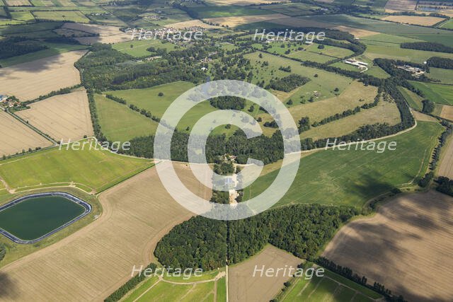 Chippenham Hall landscape park, Cambridgeshire, 2023. Creator: Damian Grady.