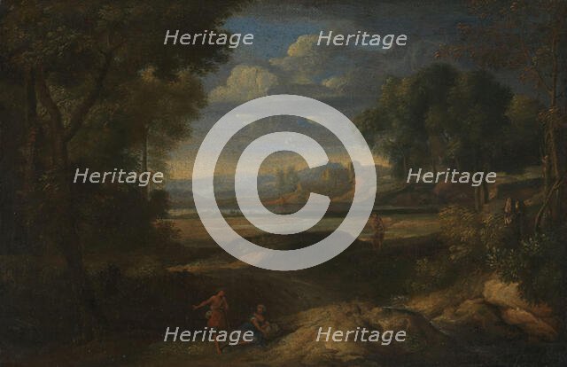 Italian Landscape, probably last half of 17th century. Creator: Gaspard Dughet.