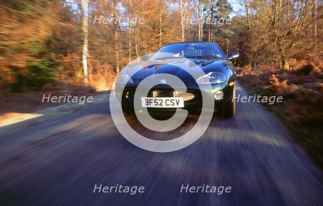 2002 Jaguar XKR convertible. Artist: Unknown.