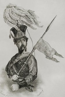 Portrait of Diego de León (1807-1841), Count of Belascoáin, 1845.  Creator: Jose Gomez.