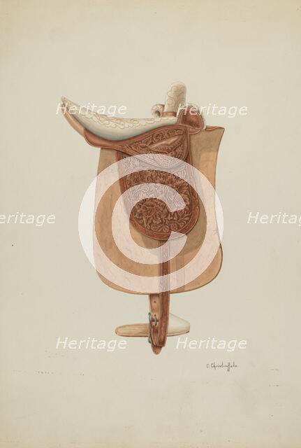 Saddle, c. 1938. Creator: Cornelius Christoffels.