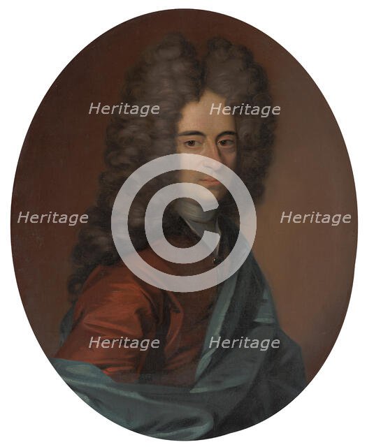 Portrait of a Man, probably Mathias Lambertus Singendonck (1678-1742), Burgomaster of Nijmegen. Creator: Gerrit Alberts.