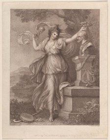 Mrs. Abington as Thalia, August 20, 1783. Creator: Francesco Bartolozzi.