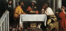 The Supper at Emmaus, c1526-1527. Creator: Moretto da Brescia, Alessandro (ca 1498 - 1554).