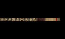 Ceremonial Waist Sash (ikak pinggang), Sumatra, 19th century. Creator: Unknown.