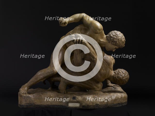 The Wrestlers, c18th century. Creator: Unknown.