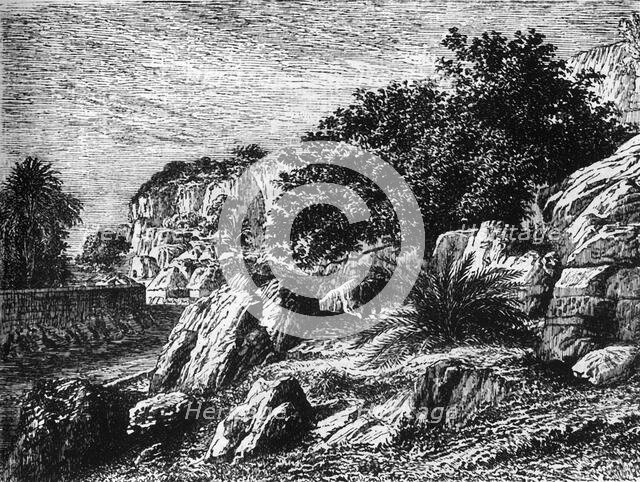 'View at Malabar Hill, near Bombay', c1891. Creator: James Grant.