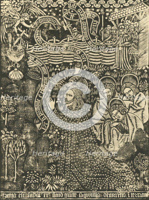 'Christ on the Mount of Olives (Dotted Print)', 1915. Creator: Unknown.