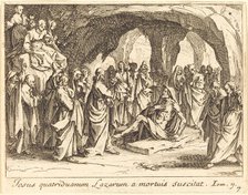 Raising of Lazarus, 1635. Creator: Jacques Callot.