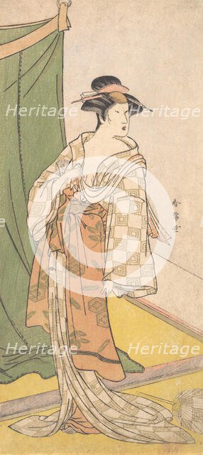 Segawa Kikunojo III, ca. 1785. Creator: Katsukawa Shunjo.