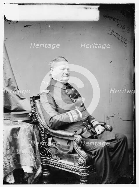 Admiral Jsoeph Smith, US Navy, between 1860 and 1875. Creator: Unknown.