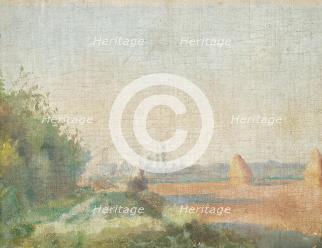 Study of Summer Landscape, 1890-1900. Creator: Ladislav Mednyanszky.