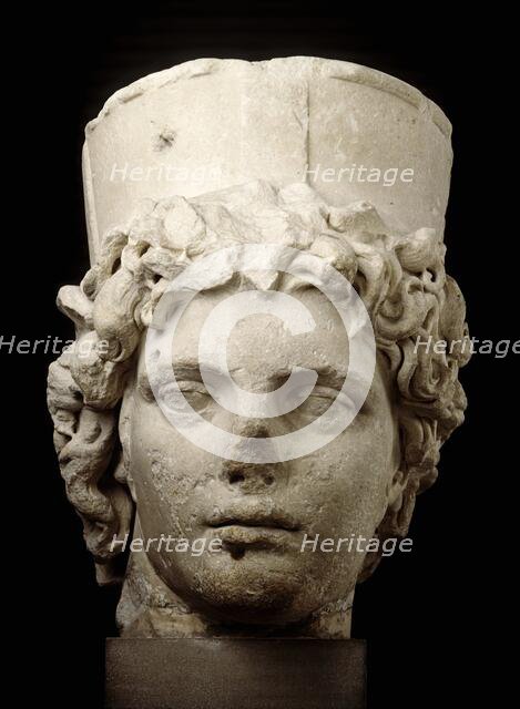 Roman Head of a Male Deity, Perhaps Aristaeus, 2nd century. Creator: Unknown.