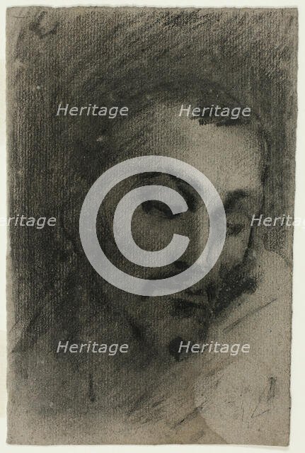 Head of a Man, n.d. Creator: Jean-Baptiste Carpeaux.