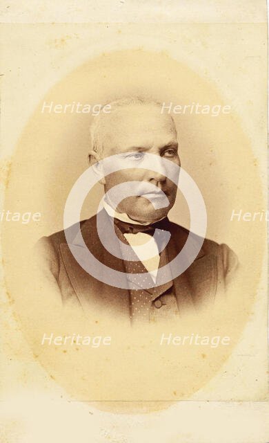 Portrait of Janis Cimze (1814-1881), 1860. Creator: Anonymous.