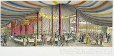 Royal opening of London Bridge, 1831. Artist: JH Fairholt