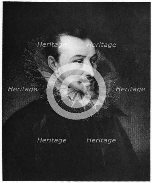 Edmund Spenser, English poet, (19th century). Artist: Unknown