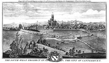 'The South-West Prospect of the City of Canterbury.', c1776. Artist: Unknown.