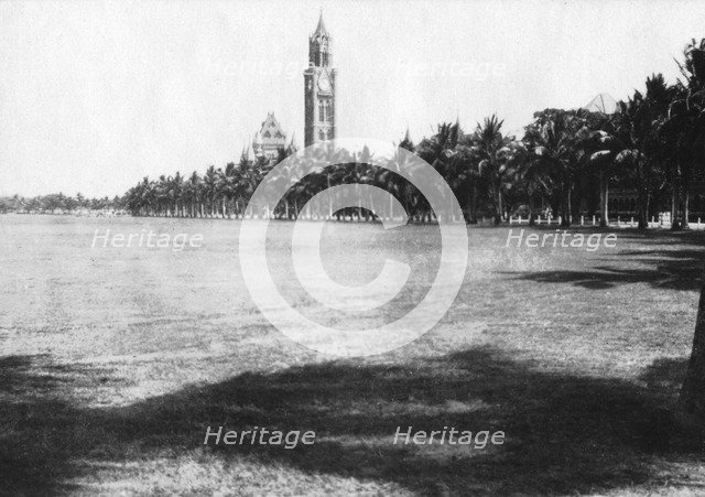 The Rajabai Tower, University of Bombay, India, c1918. Artist: Unknown