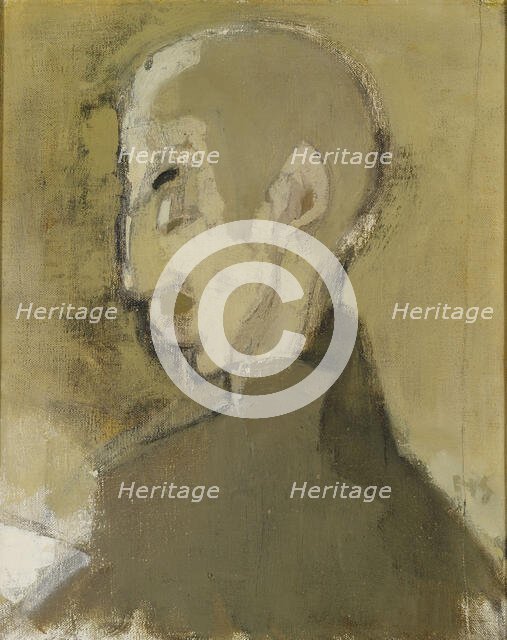The Landlord II (Profile of a Man), 1928. Creator: Helene Schjerfbeck.