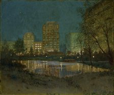 Central Park and the Plaza, 1917-1918. Creator: William Anderson Coffin.