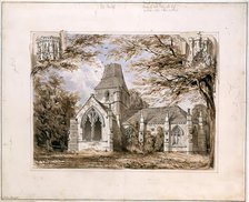 Seton Chapel, Haddington - South East, 1845 - 1852. Creator: Robert William Billings.
