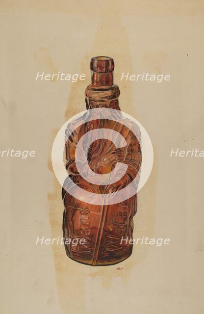 Bottle, c. 1938. Creator: Ralph Atkinson.