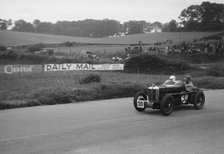 MG C type Midget of Hugh Hamilton at practice for the RAC TT Race, Ards Circuit, Belfast, 1932. Artist: Bill Brunell.
