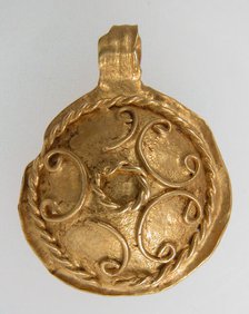 Pendant, Langobardic, 6th-7th century. Creator: Unknown.