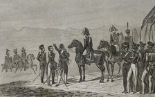 Russian troops on the field at Schoumla (Schumla), Bulgaria, 1839. Creator: Augustin François Lemaitre.