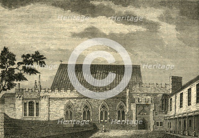 'Ely House - The Hall', c1872. Creator: Unknown.