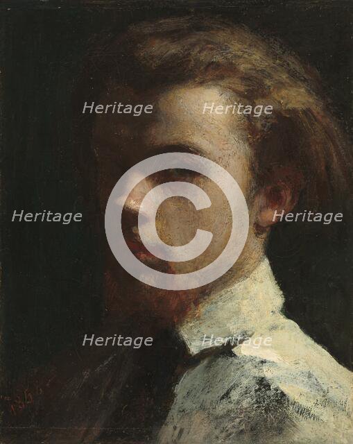 Self-Portrait, 1858. Creator: Henri Fantin-Latour.