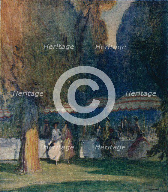 'In Kensington Gardens', 1914. Artist: Claude Allin Shepperson.
