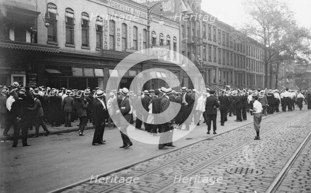 Car strikers, 1916. Creator: Bain News Service.