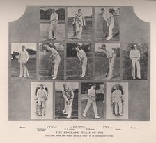 The England cricket team of 1912. Artist: Unknown