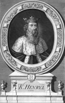 Henry I, King of England.Artist: J Smith
