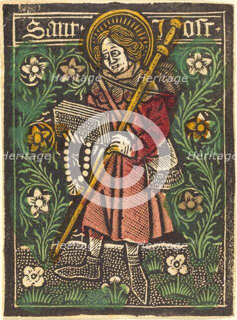 Saint Jost, c. 1480. Creator: Workshop of the Master of the Aachen Madonna.