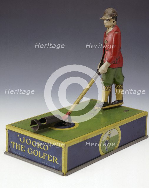 Jocko the Golfer, toy, American, c1920. Artist: Unknown