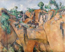 La carrière de Bibémus (The Bibémus Quarry) , c1895. Creator: Cézanne, Paul (1839-1906).