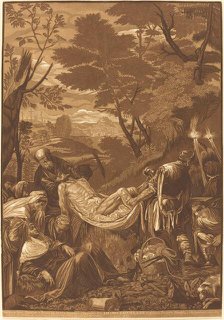 The Entombment, 1739. Creator: John Baptist Jackson.