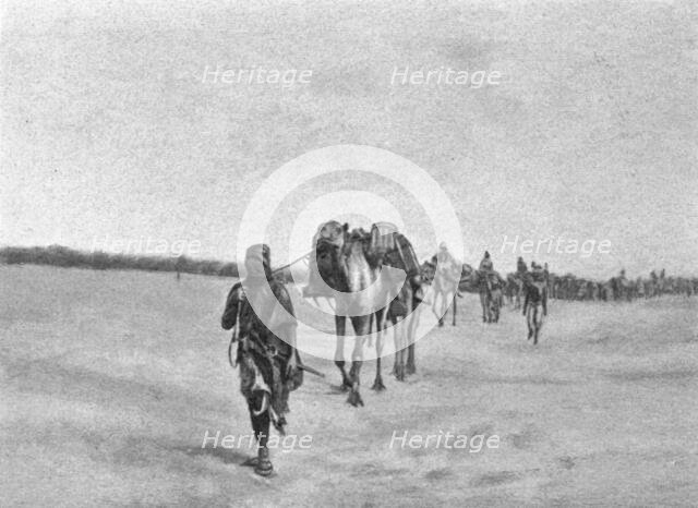 ''Depart d'une caravane; Afrique du nord', 1914. Creator: Unknown.