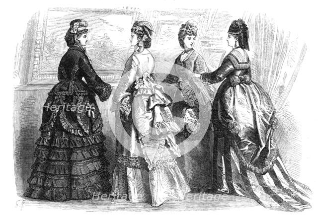 Paris fashions for May, 1870. Creator: Unknown.
