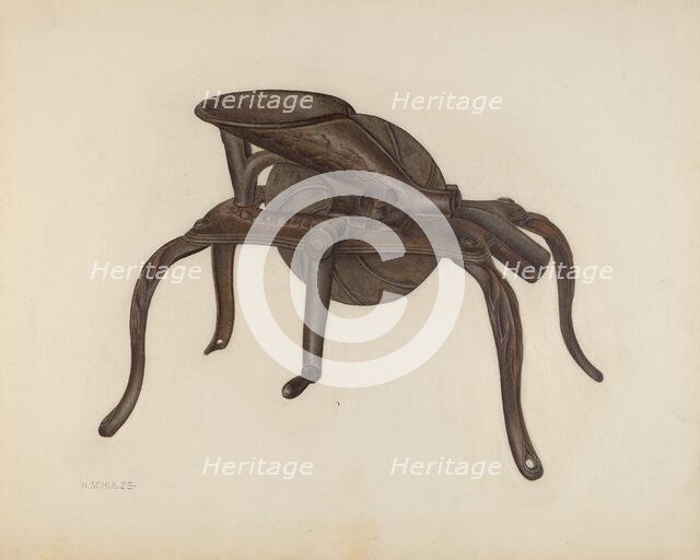 Cherry Pitter, 1941. Creator: Herman Schulze.