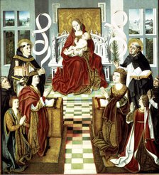 The Virgin of the Catholic Kings', oil on panel, 1490.