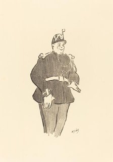 Gendarme, 1893. Creator: Henri-Gabriel Ibels.