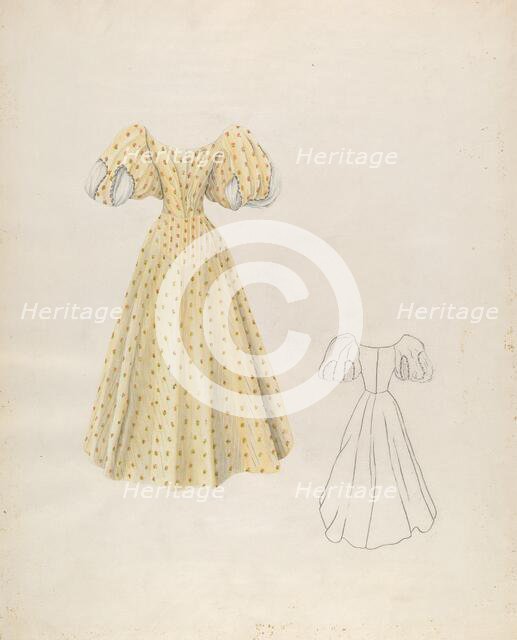 Evening Dress, c. 1937. Creator: Ray Price.